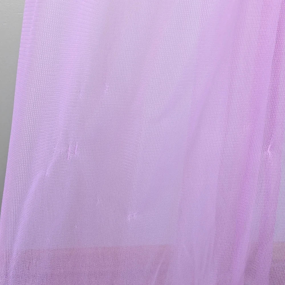 Vintage purple mesh peignoir - Picture 7 of 10